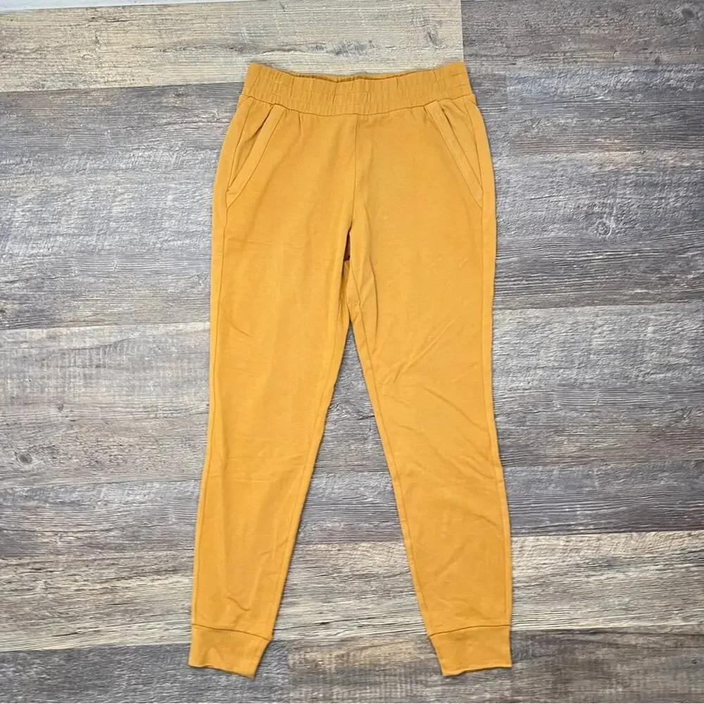 ALO Yoga mustard yellow Jogger Pants size small S B166
